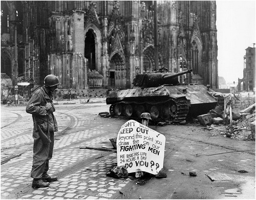 Cologne Cathedral destroied World War II